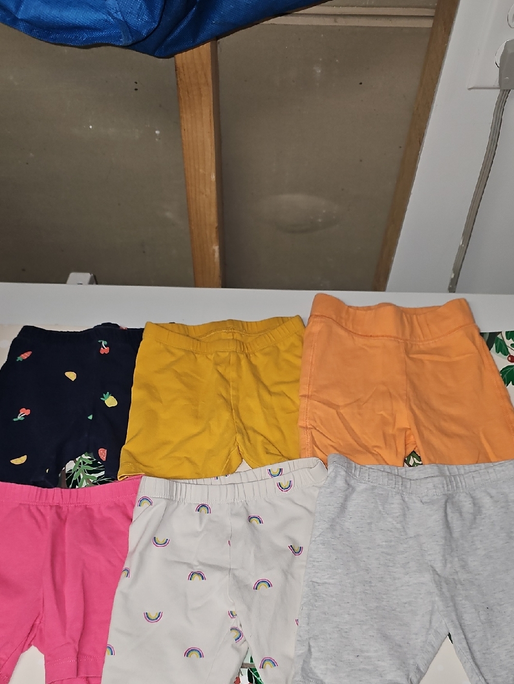 Girls 3T Cotton Bike Shorts 3T- Multi Color Pack GAP And Old Navy